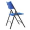 National Public Seating Folding Chair, Plastic, Blue, PK4 604 - alternate 5